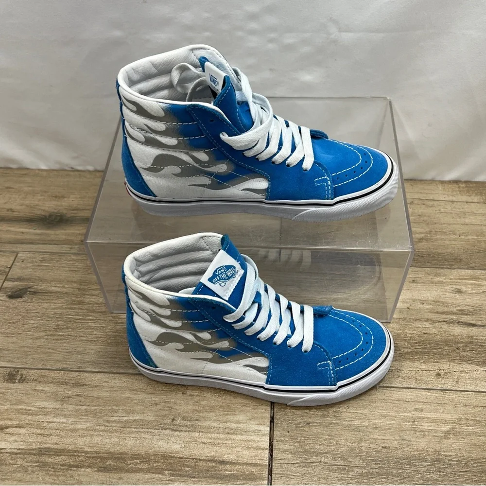 Vans Off The‎ Wall Mediterranean Blue Men's Size 4.5 Women's Size 6 - Picture 2 of 8